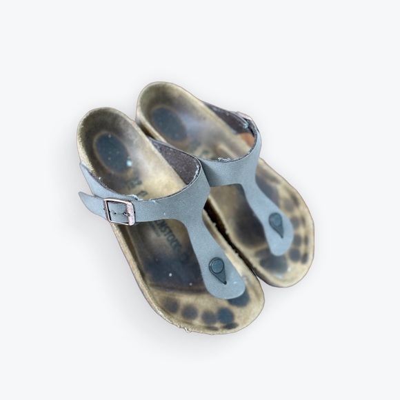 Birkenstock Gizeh Footbed Sandal Mocha Thong Neutral Buckle Shoe - Picture 2 of 7